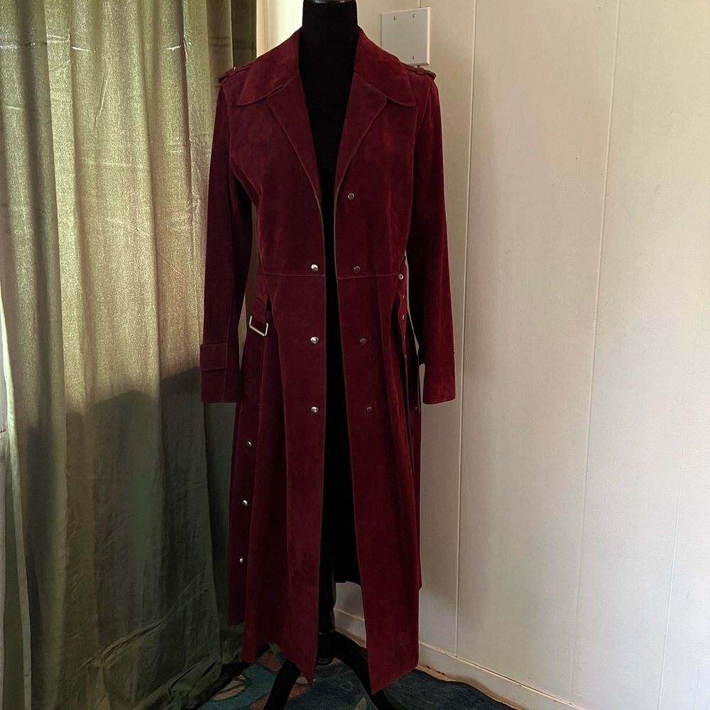 Dior Suede leather trench coat. Brand new with tags never worn.